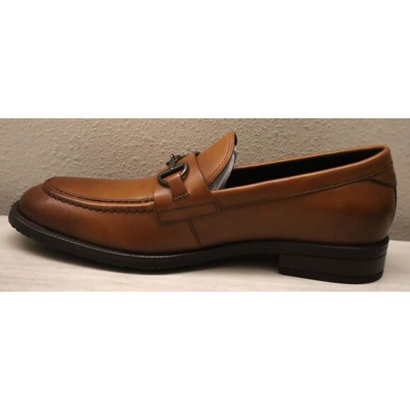 Cole Haan C37282 Men's Sz 7.5M Brown Leather Modern Essentials Bit Loafers - Picture 6 of 16